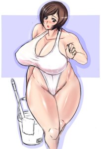 Rating: Explicit Score: 0 Tags: blush breasts cleavage curvy female highres hips kinokoutarou milf plump rule34 swimsuit wide_hips User: bunchy7s
