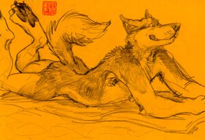 Rating: Questionable Score: 0 Tags: anthro bed biped canid canine canis domestic_dog e621 furniture inside java lying male mammal on_bed on_front solo tail User: bunchy7s