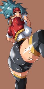 Rating: Questionable Score: 0 Tags: blue_hair breasts brown_eyes cameltoe colbs female female_only fully_clothed human human_only hun leotard long_image nintendo pokemon pokemon_ranger pussy rule34 solana_(pokemon) solo sweat tall_image thighhighs User: bunchy7s