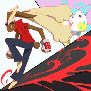 Rating: Safe Score: 0 Tags: 1:1 3_toes 5_fingers anthro anthrofied barefoot big_ears blue_body blue_fur bodily_fluids bottomwear brown_body brown_fur buckteeth cel_shading cestus clothed clothing cosplay crossover duo e621 eyewear eyewear_on_head feet fingerless_gloves fingers fur generation_4_pokemon gloves goggles goggles_on_head handwear jacket king_kazma lagomorph long_ears lopunny male mammal nekogarasu nintendo open_mouth pachirisu pants pokemon pokemon_(species) pokemorph red_eyes rodent sciurid shaded summer_wars sweat teeth toes toony topwear white_body white_fur User: bunchy7s