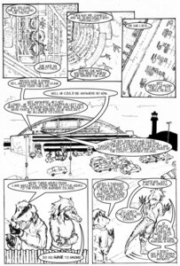 Rating: Questionable Score: 0 Tags: aircraft airplane airport alligator alligatorid anthro badger bird's-eye_view black_and_white claws clothing comic crocodilian duo e621 english_text female high-angle_view male mammal monochrome mulefoot mustelid musteline reptile scalie slop sweater text topwear vehicle wig User: bunchy7s
