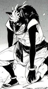 Rating: Safe Score: 0 Tags: anthro biped black_body black_fur bracelet canid canine canis clothing comic e621 footwear fur gingitsune jewelry kemono kneeling male mammal monochrome necklace pendant pose sandals sayori_ochiai shoes solo tetsuro wolf User: bunchy7s