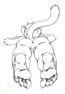 Rating: Explicit Score: 0 Tags: allan_mcdougal anthro anus black_and_white butt e621 feet female genitals hindpaw monochrome paws simple_background soles solo tail vulva white_background User: bunchy7s
