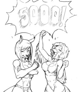 Rating: Safe Score: 0 Tags: 5000 anthro avian beast's_fury bird breasts chaos-draco cleavage clothed clothing duo e621 female hair kangaroo macropod mammal marsupial matilda_(mattie) monochrome muscular muscular_female shirt tail tank_top topwear User: bunchy7s
