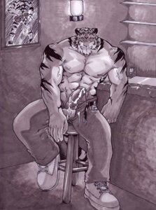Rating: Explicit Score: 0 Tags: abs anthro balls bar barazoku belt biceps big_muscles big_penis biped bodily_fluids boots bottomwear clothed clothing cum e621 erection felid footwear furniture genital_fluids genitals grisser humanoid_genitalia humanoid_penis inside looking_at_viewer male mammal markings monochrome muscular muscular_anthro muscular_male nipples pantherine pants partially_clothed pecs penis shoes sitting solo stool stripes tail tiger User: bunchy7s
