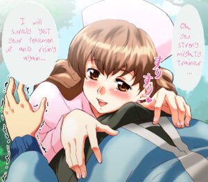 Rating: Explicit Score: 0 Tags: 1boy 1girls blush brown_eyes brown_hair caption clothed erection female heart hilbert_(pokemon) human human_only long_hair looking_at_viewer male npc_trainer nurse nurse_(pokemon) nurse_cap open_mouth pokemon pokemon_bw rule34 smile straight suggestive text trainer trembling User: bunchy7s