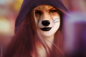 Rating: Safe Score: 0 Tags: 3:2 canid canine e621 female fox human hybrid looking_at_viewer mammal odysseusut photo_manipulation photography_(artwork) photomorph real smile solo third-party_edit whiskers User: bunchy7s