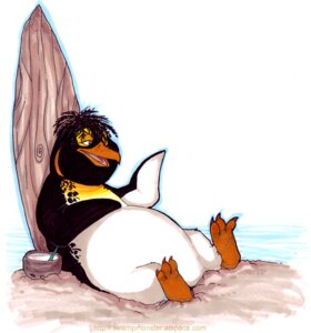 Rating: Safe Score: 0 Tags: 3_toes anthro avian beak beverage biped bird black_body brown_eyes claws coconut drinking_straw drupe_(fruit) e621 emperor_penguin feet food fruit great_penguin half-closed_eyes male narrowed_eyes nude open_mouth orange_body orange_skin outside penguin plant reclining sand simple_background solo sony_corporation sony_pictures sony_pictures_animation surf's_up surfboard text toes tongue url vehicle water watercraft white_background white_body zeke_topanga zeriara User: bunchy7s