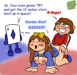 Rating: Explicit Score: 0 Tags: alex_kidd alex_kidd_(character) blush breasts brown_hair card closed_eyes english_text female male open_mouth rule34 sega sex smile stella_(alex_kidd) tagme text thewill white_background User: bunchy7s