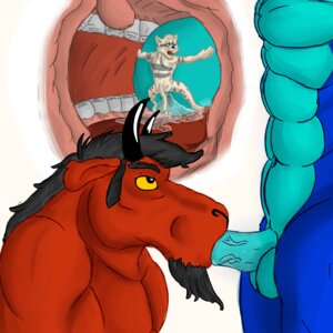 Rating: Explicit Score: 0 Tags: 1:1 anthro balls big_penis bovid caprine caprine_demon countershading demon dragondan1989 duo fellatio furry genitals goat goat_demon grabbing_head hi_res horn humanoid_genitalia humanoid_penis judas_and_jesus male male/male male_only male_penetrated male_penetrating male_penetrating_male oral penetration penile penis penis_in_mouth rule34 satan_goat_(judas_and_jesus) sex shrinkage shrunk shrunken shrunken_male size_difference tagme teeth vore white_background User: bunchy7s