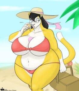 Rating: Questionable Score: 0 Tags: 2012 anthro basket beach big_breasts bikini blackfox85 bow_bikini bow_ribbon breasts clothed clothing cloud collarbone container crotch_lines curvy_figure dessert detailed_background digital_media_(artwork) e621 eyewear felid female food glasses gloves_(marking) hair hat headgear headwear hi_res huge_breasts hyper ice_cream ice_cream_cone kitty_vanilji lion mammal markings mature_anthro mature_female melting melting_ice_cream navel outside pantherine picnic_basket pink_ribbon plant pose red_bikini red_clothing red_swimwear sand seaside skimpy sky slightly_chubby solo standing string_bikini sun_hat swimwear tail thick_thighs two-piece_swimsuit under_boob voluptuous water wide_hips User: bunchy7s