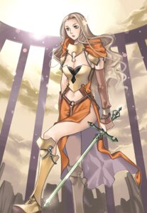 Rating: Explicit Score: 0 Tags: blonde_hair boots breasts brown_eyes cleavage fantasy female hidematsu_(fsc) original rule34 sword weapon User: bunchy7s