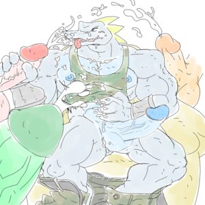 Rating: Explicit Score: 0 Tags: 1:1 anthro balls barazoku biceps big_balls big_penis blue_body bodily_fluids claws clothing crocodilian cum danandnite donkey_kong_(series) e621 erection fangs gangbang genital_fluids genitals group group_sex humanoid_genitalia humanoid_penis kremling krusha male male/male messy mostly_offscreen_character mostly_offscreen_male muscular nintendo nude penis reptile scalie sex solo_focus teeth tongue undressing vein veiny_penis User: bunchy7s