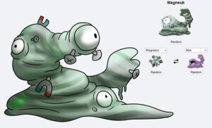 Rating: Safe Score: 0 Tags: 2013 alternate_species ambiguous_gender black_eyes digital_media_(artwork) directional_arrow e621 english_text fakemon fusion generation_1_pokemon goo-connected_lips goo_creature hybrid hybrid_pokemon magneton messy muk nail nintendo pixel_(artwork) pokemon pokemon_(species) pokemon_fusion raised_arm shadowhoundoom simple_background solo sprite text white_background User: bunchy7s