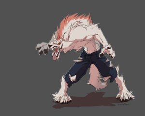 Rating: Safe Score: 0 Tags: 2013 5:4 anthro bottomwear canid canine claws clothed clothing conditional_dnp e621 fangs grey_background male mammal mane monster mythological_canine mythological_creature mythology open_mouth pants sefeiren simple_background snarling snarly_mcwolfikins_iii_jr_esquire solo tail teeth tongue topless torn_clothing werecanid werecanine werecreature werewolf yellow_eyes User: bunchy7s