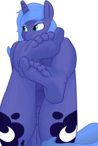 Rating: Explicit Score: 0 Tags: 2013 5_toes anthro anthrofied biped blue_body blue_fur blue_hair companioncube cutie_mark digital_media_(artwork) e621 equid equine feet female foot_focus friendship_is_magic fur genitals hair hasbro hindpaw horn horse humanoid_feet mammal my_little_pony paws plantigrade pony princess_luna_(mlp) simple_background sitting soles solo teal_eyes toes vulva white_background User: bunchy7s