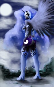 Rating: Questionable Score: 0 Tags: 2013 5:8 anthro anthrofied armor black_body black_feathers black_fur cutie_mark digital_media_(artwork) e621 equid equine feathered_wings feathers female friendship_is_magic fur hands_on_hips hasbro headgear helmet horn looking_at_viewer looking_back mammal moon my_little_pony mythological_creature mythological_equine mythology night nightmare_moon_(mlp) outside pose smile solo winged_unicorn wings zoomerboomerz User: bunchy7s