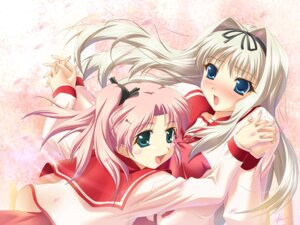 Rating: Explicit Score: 0 Tags: 2girls :o blue_eyes blush blush_stickers cherry_blossoms clothing female female_only hair_ornament hair_ribbon hairband hairclip hand_holding holding_hands kusugawa_sasara long_hair maaryan multiple_females multiple_girls open_mouth petals pink_hair ribbon rule34 school_uniform serafuku short_hair side_ponytail signature to_heart_(series) to_heart_2 watase_kaoru white_hair User: bunchy7s