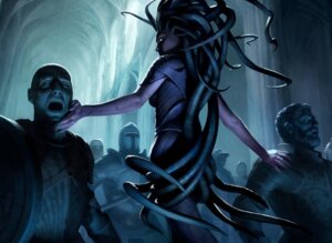 Rating: Safe Score: 0 Tags: 2012 chase_stone cool_colors e621 european_mythology female gorgon greek_mythology group hasbro human humanoid inanimate_transformation living_hair magic:_the_gathering male mammal mythology official_art petrification pseudo_hair purple_theme reptile scalie sculpture snake snake_hair statue transformation wizards_of_the_coast User: bunchy7s