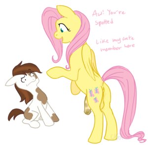 Rating: Explicit Score: 0 Tags: anus backsack balls brown_hair butt cartoonlion cutie_mark duo e621 earth_pony english_text equid equine eyebrows feathered_wings feathers feral fluttershy_(mlp) friendship_is_magic fur genitals gynomorph hair half-erect hasbro horse intersex male mammal my_little_pony mythological_creature mythological_equine mythology pegasus penis pink_hair pipsqueak_(mlp) pony raised_eyebrow sitting tail text wings yellow_body yellow_feathers yellow_fur young young_feral User: bunchy7s