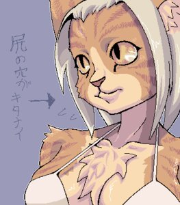 Rating: Questionable Score: 0 Tags: anthro bust_portrait chest_tuft e621 felid female fur japanese_text low_res mammal pantherine petaroh portrait solo stripes text tiger translated tuft User: bunchy7s Rating: Questionable Score: 0 Tags: anthro bust_portrait chest_tuft e621 felid female fur japanese_text low_res mammal pantherine petaroh portrait solo stripes text tiger translated tuft User: bunchy7s