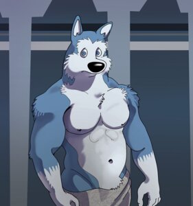 Rating: Questionable Score: 0 Tags: anthro blue_body blue_eyes blue_fur canid canine canis clothed clothing cseed domestic_dog e621 exile_(road_rovers) fur looking_at_viewer male mammal muscular muscular_anthro muscular_male road_rovers solo topless towel towel_only User: bunchy7s