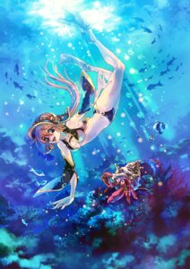 Rating: Explicit Score: 0 Tags: bikini brown_hair bubble female fish freediving long_hair mizugi noki_(affabile) original rule34 swimming swimsuit underwater water User: bunchy7s