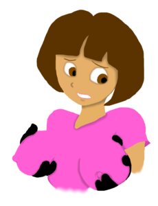 Rating: Explicit Score: 0 Tags: 1girls breast_fondling breast_grab breast_squeeze breasts clothes color dark-skinned_female dark_skin dora_marquez dora_the_explorer female female_only human latina nickelodeon nipples pawblo rule34 shirt solo tagme User: bunchy7s