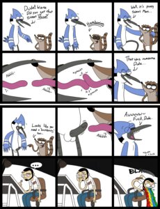 Rating: Explicit Score: 0 Tags: anthro aquatic artist avian balls beak bird blue_jay bluevon bodily_fluids carrot cartoon_network colored comic corvid creating_art dialogue duo_focus e621 ellipsis english_text erection feathered_wings feathers fish food french_kissing genitals group hi_res humanoid_genitalia humanoid_penis humor ill jay_(bird) kissing licking male male/male male_penetrated male_penetrating male_penetrating_male mammal mordecai_(regular_show) nausea new_world_jay open_mouth oral oscine passerine penetration penis plant procyonid profanity pun raccoon rainbow regular_show rigby_(regular_show) sex simple_background tail technicolor_yawn teeth text tongue tongue_out toothed_beak vegetable vomiting what white_background wings User: bunchy7s
