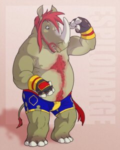 Rating: Safe Score: 0 Tags: 4:5 anthro barefoot biped clothed clothing e621 eclipticafusion feet hair hairy hi_res horn male mammal nipples red_hair rhinoceros solo tail topless User: bunchy7s Rating: Safe Score: 0 Tags: 4:5 anthro barefoot biped clothed clothing e621 eclipticafusion feet hair hairy hi_res horn male mammal nipples red_hair rhinoceros solo tail topless User: bunchy7s