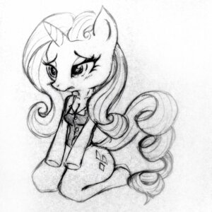Rating: Questionable Score: 0 Tags: 1:1 2013 9air blush breasts cleavage clothed clothing cutie_mark e621 equid equine female feral friendship_is_magic hair hasbro horn long_hair mammal my_little_pony mythological_creature mythological_equine mythology rarity_(mlp) simple_background sitting sketch solo unicorn white_background User: bunchy7s