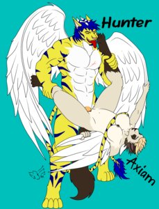 Rating: Explicit Score: 0 Tags: abs animal_genitalia anthro axiam beard biceps blue_body blue_fur blue_hair clothing domestic_cat duo e621 facial_hair feathered_wings feathers felid feline felis female fur genitals grey_body grey_fur hair hunter_ramirez hunterramirez male male/female mammal markings muscular nude open_mouth pantherine pecs penis scar sex sheath smile standing stripes thong tiger tongue tongue_out underwear wings yellow_body yellow_fur User: bunchy7s