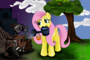 Rating: Safe Score: 0 Tags: blue_eyes cloud crossover detailed_background disney duo e621 equid equine feathered_wings feathers female feral fluttershy_(mlp) friendship_is_magic hair hasbro james_corck mammal my_little_pony mythological_creature mythological_equine mythology pegasus pink_hair pixar plant quadruped tail toony tree wall-e wall-e_(character) waste_allocation_load_lifter_earth-class watering_can wings wood yellow_body yellow_feathers User: bunchy7s