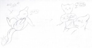 Rating: Questionable Score: 0 Tags: >:d ambiguous_gender anthro backsash canid canine canis charmeleon clothed clothing comic dialogue domestic_dog dragon e621 english_text eyes_closed fire flaming_tail generation_1_pokemon hair horn male mammal monochrome mythological_creature mythological_scalie mythology nintendo open_mouth pokemon pokemon_(species) scalie shirt simple_background standing suggestive tail teeth text topwear white_background User: bunchy7s