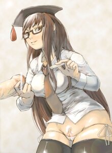 Rating: Explicit Score: 0 Tags: 1girls 2d bar_censor bottomless brown_eyes brown_hair cameltoe censor_bar censored censored_penis chalk cleavage copyright_request female glasses handjob hat highres leaning_forward long_hair lowleg lowleg_panties male mortarboard necktie no_pants panties penis pointless_censoring pubic_hair pussy pussy_peek rule34 side-tie_panties smile suikyou teacher thighhighs underwear very_long_hair white_panties User: bunchy7s