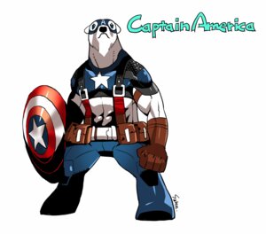 Rating: Safe Score: 0 Tags: abs anthro bear belt captain_america clothing e621 gloves handwear looking_at_viewer male mammal marvel mask polar_bear sharks_(artist) shield simple_background solo star suspenders the_avengers ursine white_background User: bunchy7s