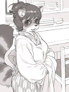 Rating: Safe Score: 0 Tags: 3:4 anthro asian_clothing blush breasts canid canine chair clothed clothing digital_media_(artwork) e621 east_asian_clothing female furniture greyscale hair inside japanese_clothing kemono kikurage kimono kitchen looking_at_viewer mammal medium_breasts monochrome raccoon_dog shaded smile solo table tanuki topwear User: bunchy7s Rating: Safe Score: 0 Tags: 3:4 anthro asian_clothing blush breasts canid canine chair clothed clothing digital_media_(artwork) e621 east_asian_clothing female furniture greyscale hair inside japanese_clothing kemono kikurage kimono kitchen looking_at_viewer mammal medium_breasts monochrome raccoon_dog shaded smile solo table tanuki topwear User: bunchy7s