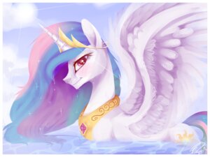 Rating: Safe Score: 0 Tags: 2017 4:3 blush border dripping e621 equid equine feathered_wings feathers female feral friendship_is_magic glowing hasbro hi_res horn imalou jewelry looking_at_viewer mammal my_little_pony mythological_creature mythological_equine mythology necklace princess princess_celestia_(mlp) purple_eyes royalty solo sun tail water white_body white_border white_feathers winged_unicorn wings User: bunchy7s
