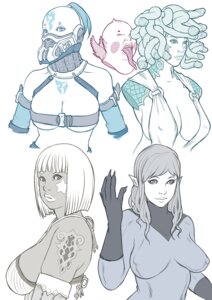 Rating: Questionable Score: 0 Tags: areola armless bodysuit breasts cleavage erect_nipples female gloves kusagami_style large_breasts lips looking_at_viewer looking_away male mask medusa monochrome monster monster_girl multiple_penises nipples original penis pointy_ears ponytail pose puffy_areola puffy_nipples rule34 sharp_nail sideboob simple_background sketch skin_tight tentacle tentacle_hair tentacle_penis tied_hair white_background wide_hips work_in_progress User: bunchy7s