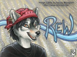 Rating: Safe Score: 0 Tags: 2006 abstract_background anthro black_hair black_nose bust_portrait canid canine canis character_name clothed clothing e621 ear_piercing fur grey_body grey_fur hair inner_ear_fluff kacey kerchief looking_at_viewer low_res male mammal open_mouth open_smile orange_eyes piercing portrait rew short_hair smile solo text tuft wolf User: bunchy7s