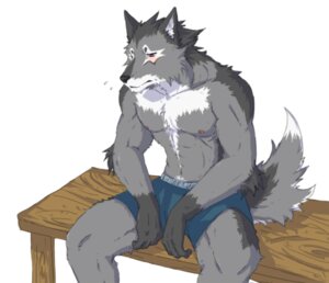 Rating: Safe Score: 0 Tags: abs anthro bench biceps biped blush boxers_(clothing) canid canine canis chest_tuft clothed clothing e621 fur grey_body grey_fur kemono low_res male mammal markings muscular muscular_anthro muscular_male nipples on_bench pecs pose red_eyes sitting solo tail topless tuft underwear unknown_artist white_markings wolf User: bunchy7s Rating: Safe Score: 0 Tags: abs anthro bench biceps biped blush boxers_(clothing) canid canine canis chest_tuft clothed clothing e621 fur grey_body grey_fur kemono low_res male mammal markings muscular muscular_anthro muscular_male nipples on_bench pecs pose red_eyes sitting solo tail topless tuft underwear unknown_artist white_markings wolf User: bunchy7s