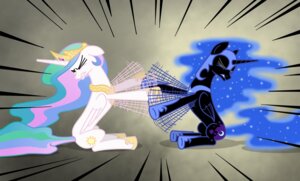 Rating: Safe Score: 0 Tags: armor crown cutie_mark duo e621 equid equine eyes_closed feathered_wings feathers female feral fight friendship_is_magic gold_(metal) hair hasbro headgear horn jewelry mammal multicolored_hair my_little_pony mythological_creature mythological_equine mythology necklace nightmare_moon_(mlp) princess princess_celestia_(mlp) quadruped royalty slap tail underpable winged_unicorn wings User: bunchy7s