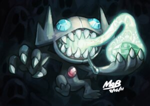Rating: Questionable Score: 0 Tags: 2011 ambiguous_gender benjma blue_eyes bodily_fluids claws diamond_(gem) digital_media_(artwork) drooling e621 eating featureless_crotch feral front_view gem gem_eyes generation_3_pokemon group holding_object midair nightmare_fuel nintendo nude open_mouth outline plantigrade pokemon pokemon_(species) ruby_(gem) sableye saliva sharp_teeth solo_focus soul soul_stealing soul_vore teeth vore User: bunchy7s