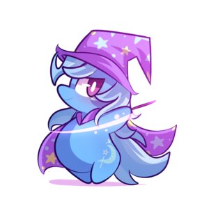 Rating: Safe Score: 0 Tags: blue_body blue_fur blue_hair cape clothing cutie_mark e621 equid equine female feral friendship_is_magic fur glowing hair hasbro hat headgear headwear horn long_hair mackinn7 magic_wand mammal multicolored_hair my_little_pony mythological_creature mythological_equine mythology purple_eyes simple_background slightly_chubby smile solo standing trixie_(mlp) two_tone_hair unicorn wand white_background User: bunchy7s