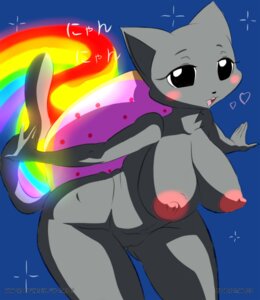 Rating: Explicit Score: 0 Tags: alternate_form anthro anthrofied areola big_breasts blush breasts curvy_figure domestic_cat e621 erect_nipples felid feline felis female food gblastman genitals heart_symbol japanese_text mammal meme navel nipples nude nyan_cat nyan_cat_(copyright) pop-tarts rainbow rainbow_arch rainbow_trail solo space text trailing_rainbow voluptuous vulva wide_hips User: bunchy7s