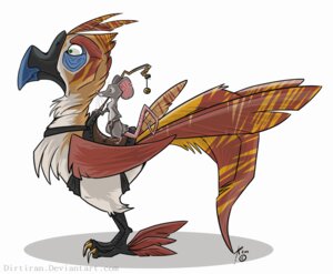 Rating: Safe Score: 0 Tags: 2011 ambiguous_gender avian beak bell bird claws copyright_symbol dirtiran duo e621 feathers feral mammal mouse murid murine rodent size_difference symbol tail User: bunchy7s