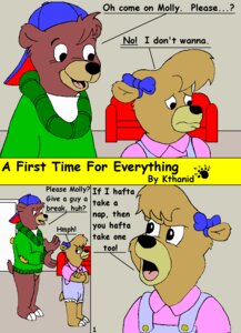 Rating: Questionable Score: 0 Tags: anthro bear bow clothing comic cub cub_on_cub disney female female_cub fur furry furry_only kit_cloudkicker male male_cub mammal molly_cunningham p_p_(artist) rule34 talespin young User: bunchy7s