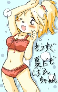 Rating: Safe Score: 0 Tags: animal_crossing anthro bikini bikini_bralette blonde_hair blush breasts canid canine canis cleavage clothed clothed_anthro clothed_female clothing domestic_dog e621 female female_anthro grey_eyes hair isabelle_(animal_crossing) japanese_text looking_at_viewer mammal midriff navel nintendo noruu one_eye_closed pose raised_arm shih_tzu simple_background skimpy solo swimwear text tight_clothing toy_dog translated two-piece_swimsuit water wink yellow_body User: bunchy7s
