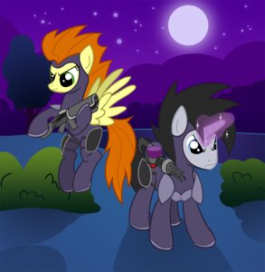 Rating: Safe Score: 0 Tags: armor black_hair blue_eyes bodysuit clothing crossover detailed_background duo e621 equid equine feathered_wings feathers female feral friendship_is_magic green_eyes gun hair hasbro horn magic male mammal moon my_little_pony mythological_creature mythological_equine mythology night orange_hair outside pegasus personal_armor psi-amp ranged_weapon rifle skinsuit sky star starry_sky tail tight_clothing toony ufo_defense unicorn unknown_artist weapon wings x-com yellow_body yellow_feathers User: bunchy7s