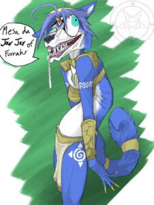 Rating: Safe Score: 0 Tags: anthro bad_posture biped blue_body blue_fur blue_hair bodily_fluids canid canine chimera_synx creepy deformed_face derp_eyes dialogue digital_media_(artwork) drooling e621 english_text female fox fur hair krystal_(star_fox) mammal nightmare_fuel nintendo parody portrait saliva simple_background solo standing star_fox tail teal_eyes text three-quarter_portrait tribal what white_body white_fur User: bunchy7s